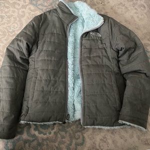 Girls reversible North Face Coat